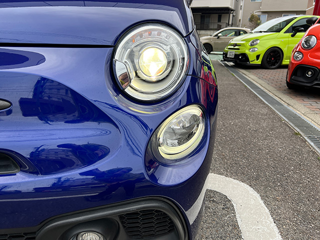 21’ABARTH 595C 1.4TURBO 145ps LHD/5MT BLU PODIO