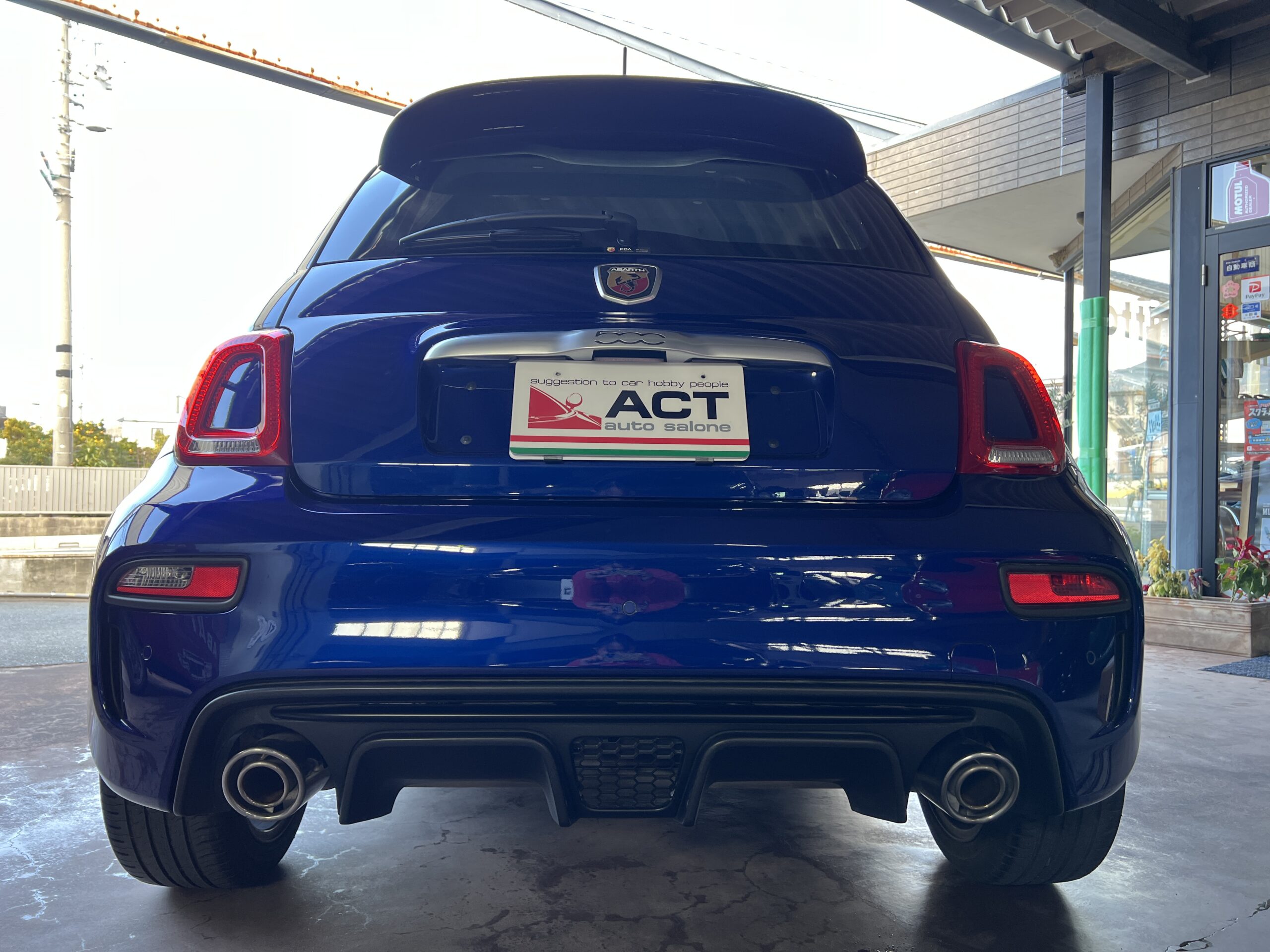 19’ ABARTH 595 BASE GRADE Blu Podio LHD/5MT