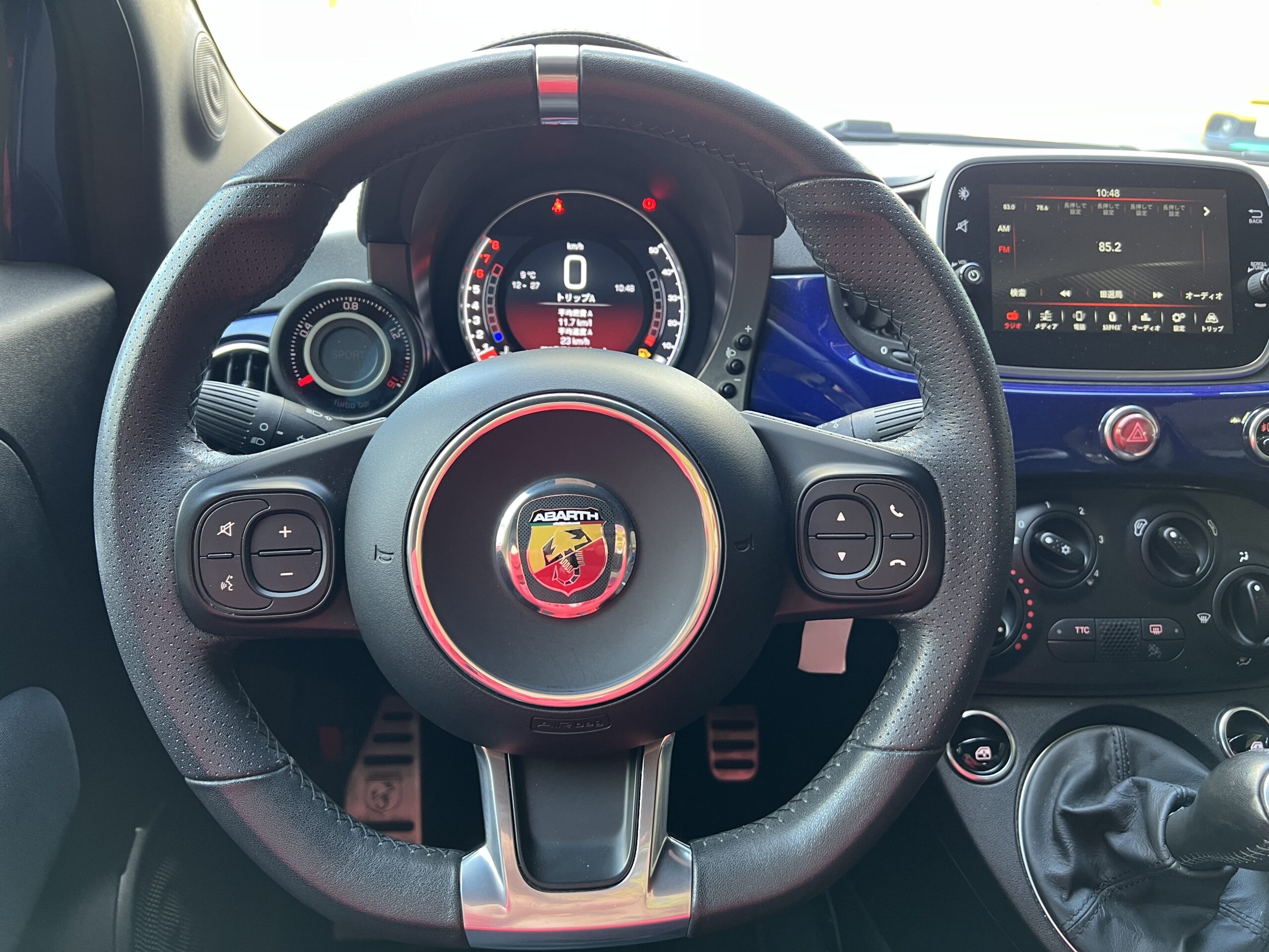 19’ ABARTH 595 BASE GRADE Blu Podio LHD/5MT