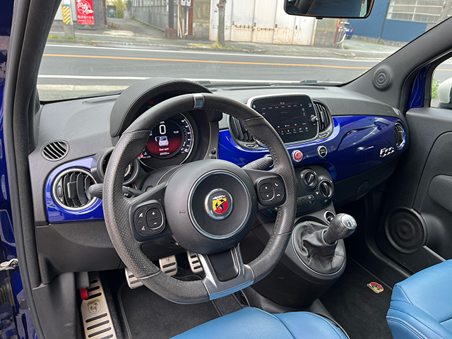 21’ABARTH 595C 1.4TURBO 145ps LHD/5MT BLU PODIO