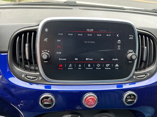 21’ABARTH 595C 1.4TURBO 145ps LHD/5MT BLU PODIO