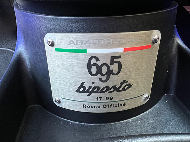 16′ ABARTH 695 BIPOSTO Ferrari Courtesy Car 1.4TURBO 190ps LHD/5MT